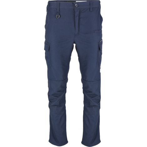 Spodnie robocze z gumką w pasie i wzmocnieniami granatowe slim fit Lahti Pro L40540 - 3